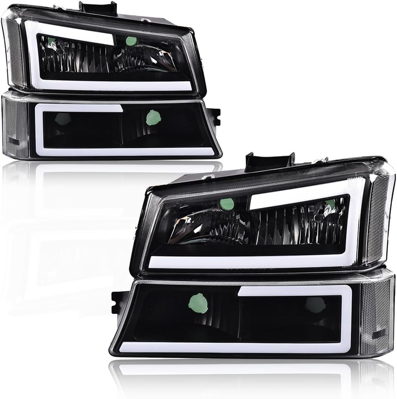 LED Headlights Front Headlamp for Chevy Silverado 1500 2500 3500 HD Model 03-06