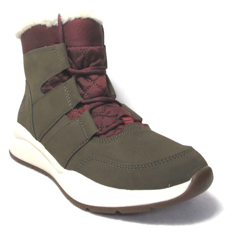 

TIMBERLAND Женские легкие непромокаемые сапоги оливкового цвета из искусственного меха #A2CR2, Olive green, TIMBERLAND #A2CR2