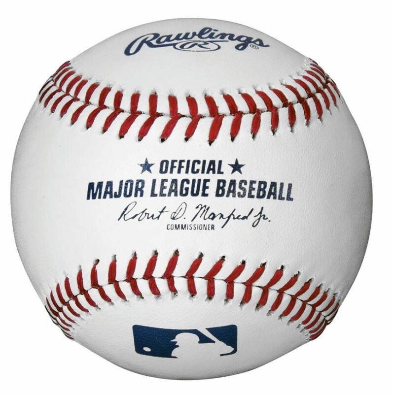 6 Official Major League Baseball Rawlings half dozen