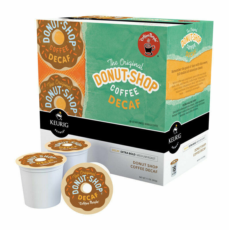 Keurig Donut Shop The Original Coffee KCups Decaffeinated 18 pk