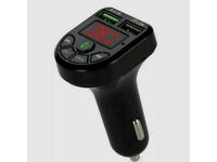 Bluetooth Wireless FM Transmitter Car Kit 5.0 Chip Handsfree LED Displ