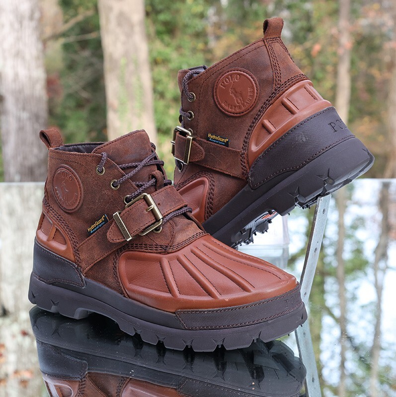 ポロラルローレン POLO COUNTRY OSLO LOW BOOTS Polo Ralph Lauren Oslo Low Waterproof Leather Boot Men's