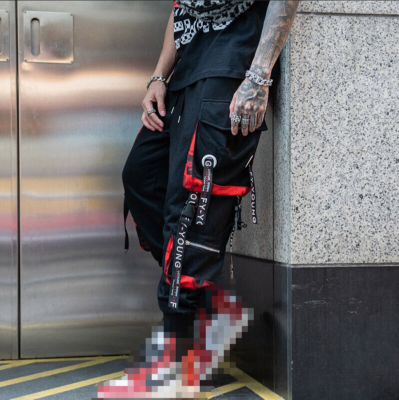 Streetwear black cargo best sale pants