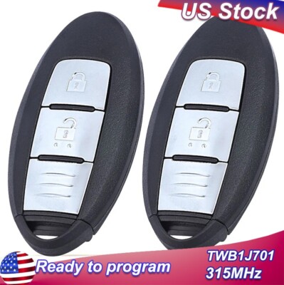 2X Smart Remote Car Key Fob Keyless for Nissan Micra K13 March K13 Leaf TWB1J701