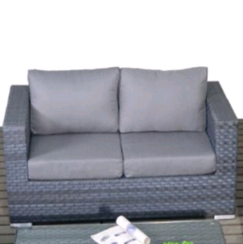 Garden furniture (new) grey rattan 2 seater | in Dundee | Gumtree