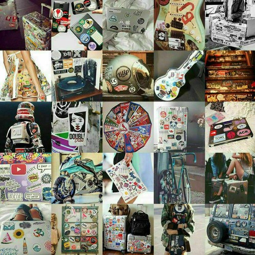56Pcs Luggage Suitcase Hotel Travel Sticker Pack Lot Traveler Vtg Old Look Style