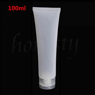 10pcs Empty Plastic Portable Tubes Squeeze Cosmetic Cream Lotion Travel Bottle
