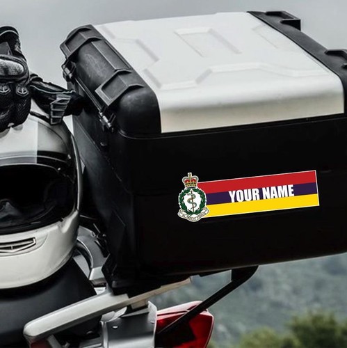 Custom Royal Army Medical Corps Waterproof Vinyl Name Stickers - Personalised - Picture 3 of 12