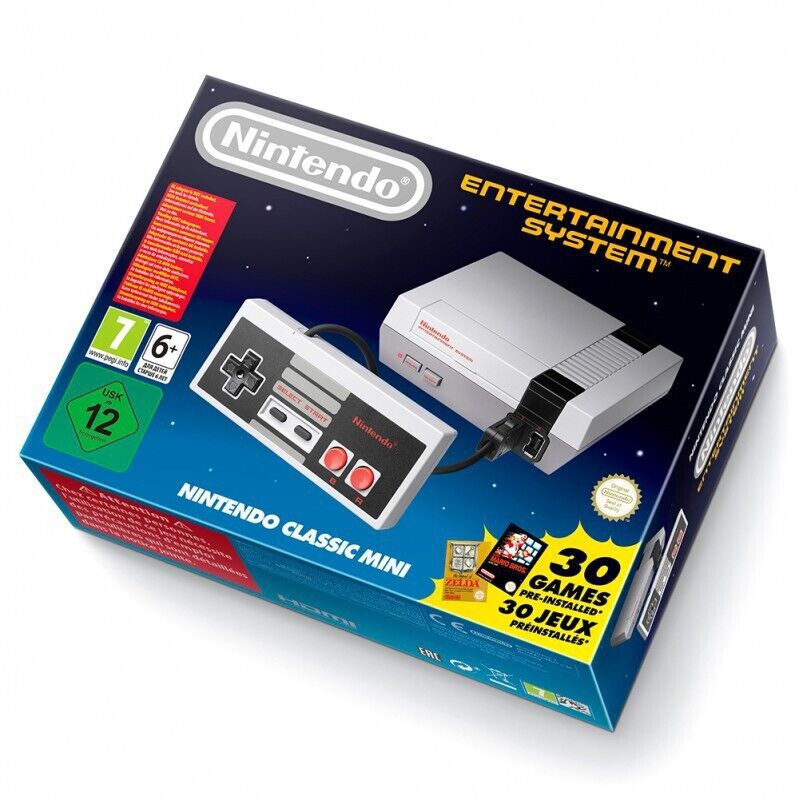 NES - Nintendo Classic Mini: Konsole +  Pad +  30 Spiele (mit OVP) (Top Zustand)