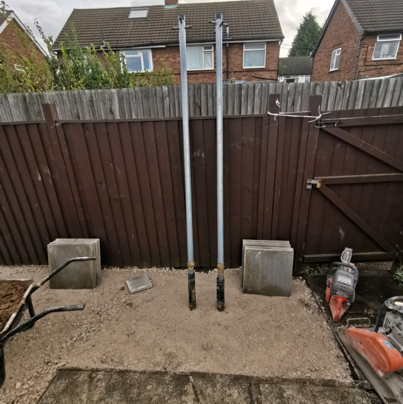 Washing line post and sleeves in Strelley, Nottinghamshire Gumtree