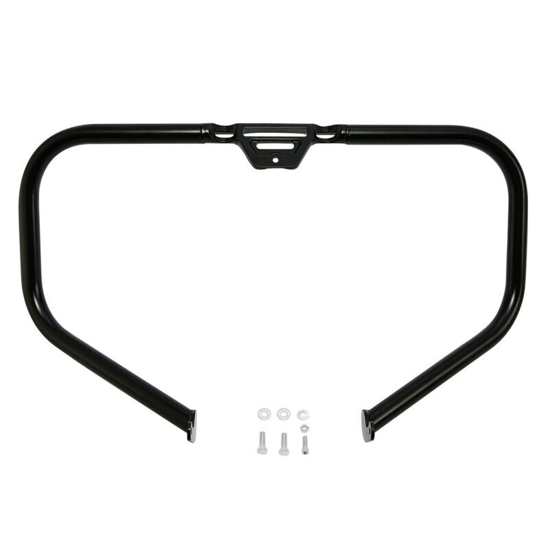 Chrome/Matte Black Engine Guard Crash Bar Fit For Harley Sport Glide FLSB 18-21