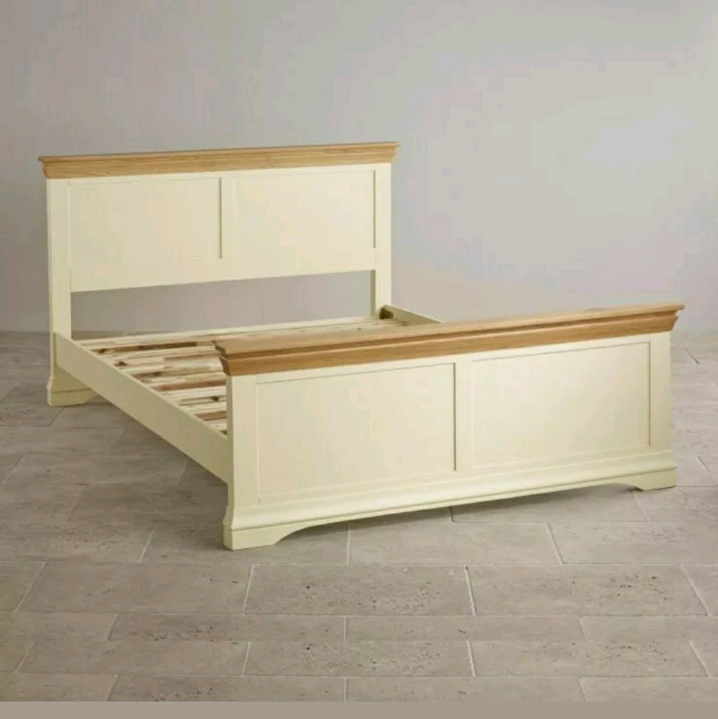 Oak Furniture Land Country Cottage Natural Oak 5ft King Size Bed in