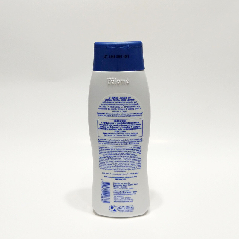 Maria Salome Shampoo Men Salt Free Hair Loss Prevention Prevencion Caida Hombres