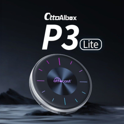 Ottocast Android 12 AIBox P3 Lite Wireless Carplay & Android Auto Video Streamer