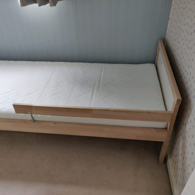Toddler bed with extra booster mattress in York, North Yorkshire