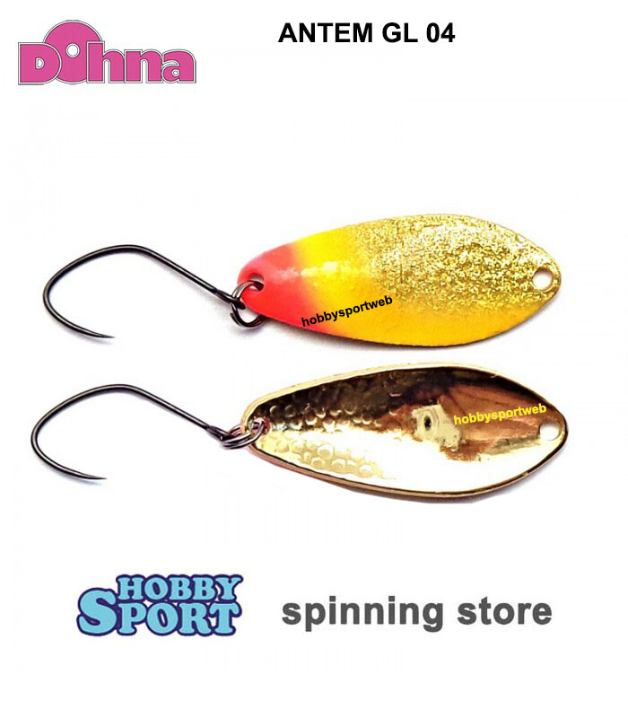 ANTEM SPOON DOHNA GLITTER 2,0 GR COL. GL04 ONDULANTE JAPAN TROUT AREA SPINNING