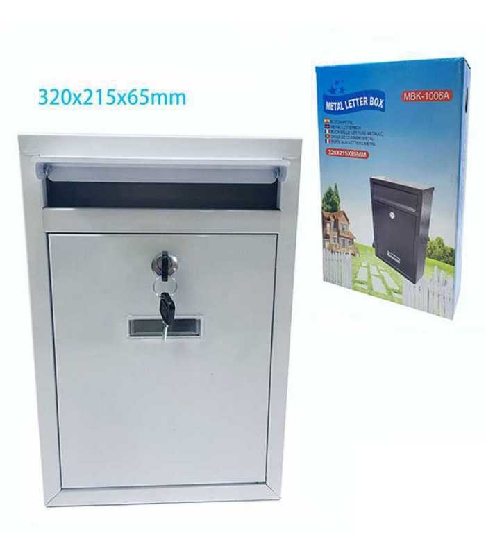 Cassetta Postale in Alluminio Porta Lettere Chiave Buca Posta Mbk-1006a idea