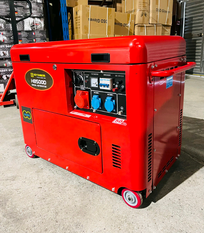 Diesel Generator 8500w 230V 50Hz 8.5kva, Silent Key Start NEW in Heathrow, London Gumtree