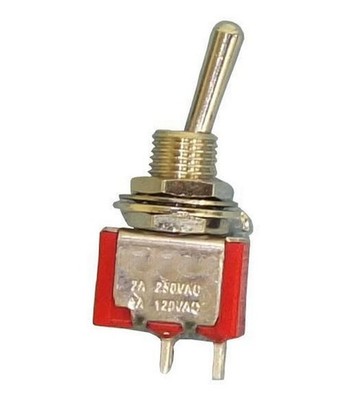 Bat Switch Metal SPDT On-On 05A