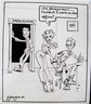 KELLY FREAS DRAWING DARKROOM 1944 SIGNED