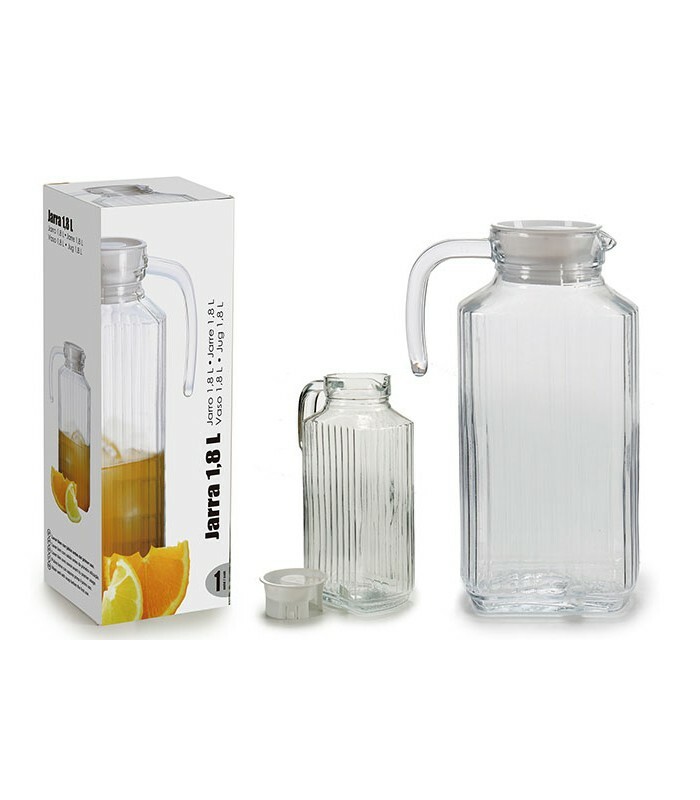 Giara Caraffa In Vetro Da 1.8LT Brocca Acqua Vino Bevande Cucina Idea