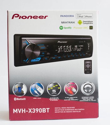 Pioneer MVHX390BT Single Din InDash Digital Media Receiver w Pioneer ARC App