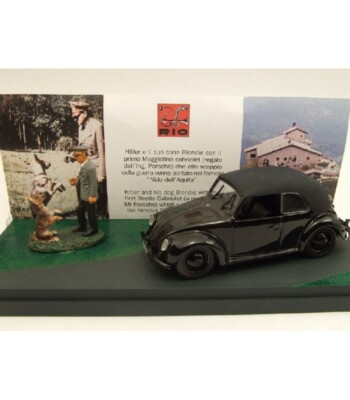 VOLKSWAGEN BEETLE CABRIO W/HITLER 1938 1:43