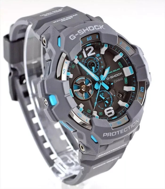 Pre-owned Casio G-shock Gr-b300-8a2jf Gravitymaster Master Of Air Bluetooth Men Watch