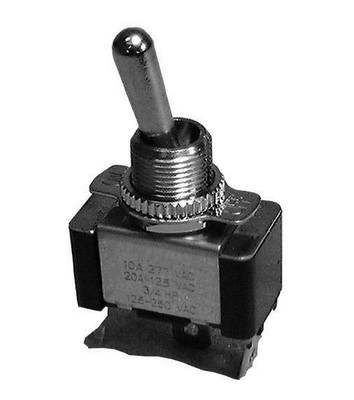 Bat Switch Metal SPST On-Off 20A