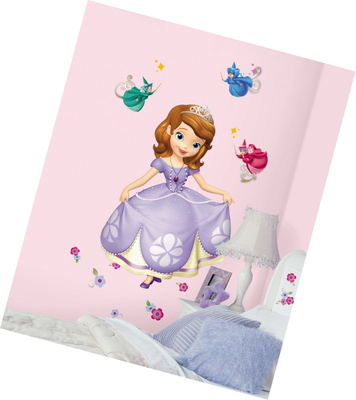 RoomMates RMK2295SLM Sofia The First Peel and Stick Giant Wall Decals