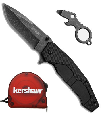 Kershaw D.I.Y. Set BlackWash Finish Mini Multi-Tool And Tape Measure 1321KITX