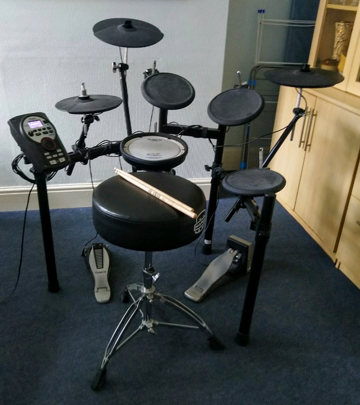Roland TD11K electronic drum kit, KT10 quiet kick pedal and stool in Harrogate, North