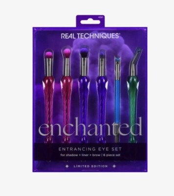 Real Techniques Enchanted Limited Edition Entrancing Eye Set 6 PC Set NIB +  