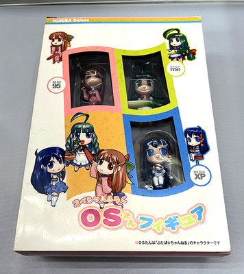 Futaba Trouble Windows OS-tan Fan Book con juego de figuras 95-tan Me-tan...