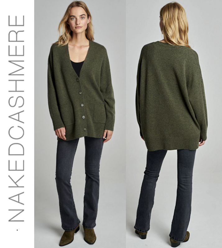 値下げ Cashmere Compact Cardigan オリーブ Cashmere Compact Cardigan（カーディガン/ボレロ）｜TODAYFUL