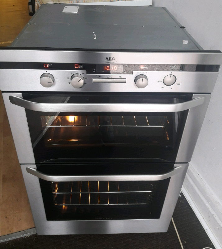 AEG multifunction double electric oven built in 60cm in Dagenham