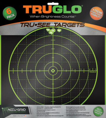 New New TRUGLO Tru-See Splatter Target 100yd TG10A6