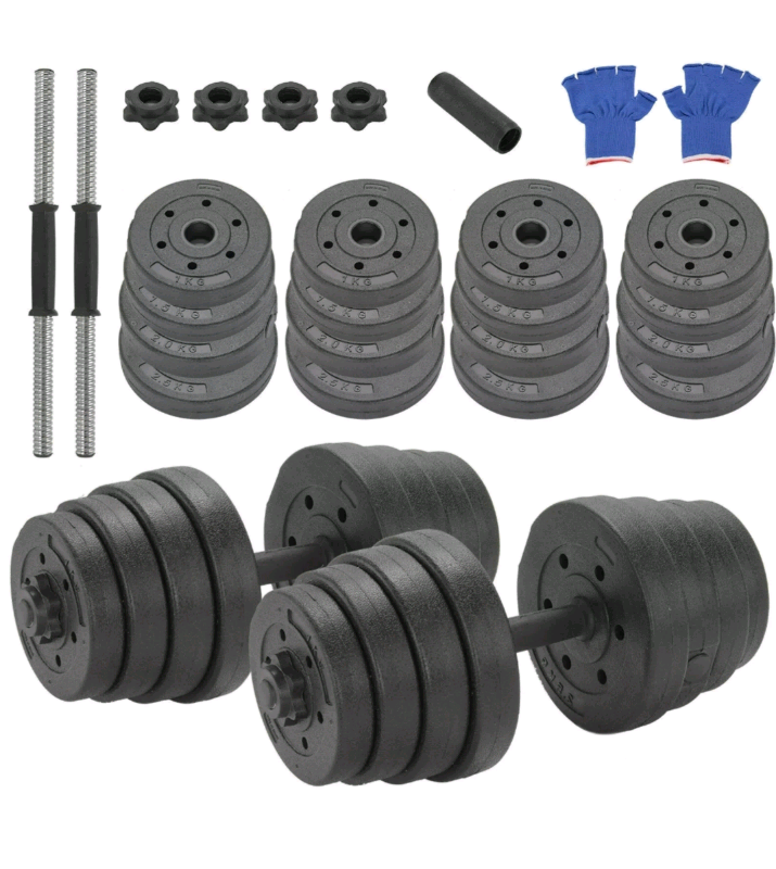Brand New Deluxe 20/30Kg Dumbbells Pair of Weights Barbell/Dumbell Body