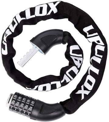 UBULLOX Bike Chain Lock 2.95FT Combination Bike Lock 5 Digit Resettable Combinat