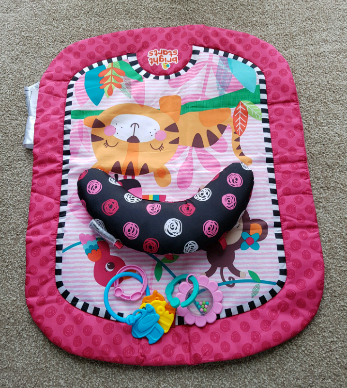 Bright Starts Pink Tummy Time Mat With Toys In Stanley County