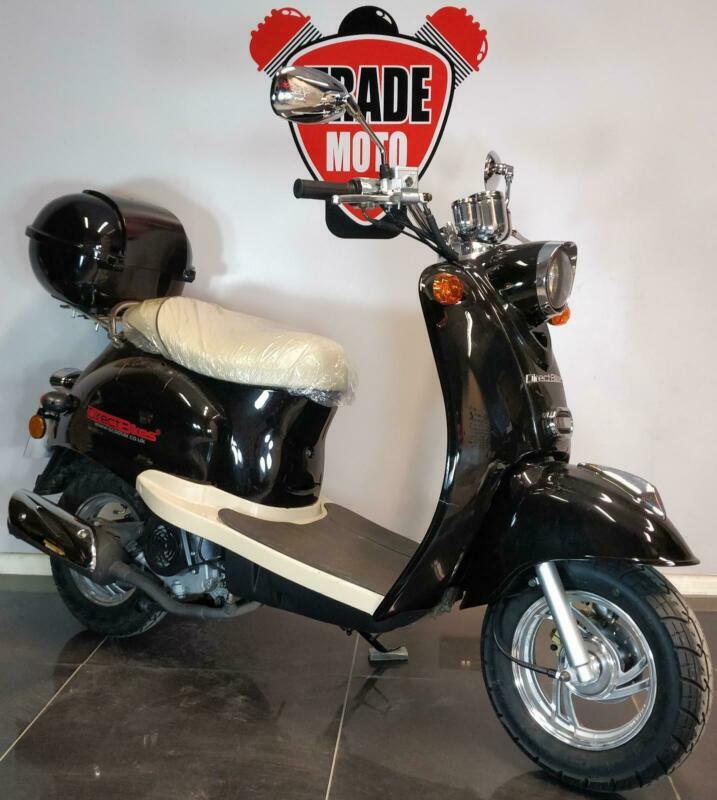 2019 69 DIRECT BIKES DB50QTN DB 50 QTA RETRO MOPED SCOOTER ONLY 201 MILES CAT N in