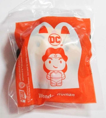 McDONALDS New DC Comics SUPER HEROES 2022 WONDER WOMAN Plush Malaysia McD 4''