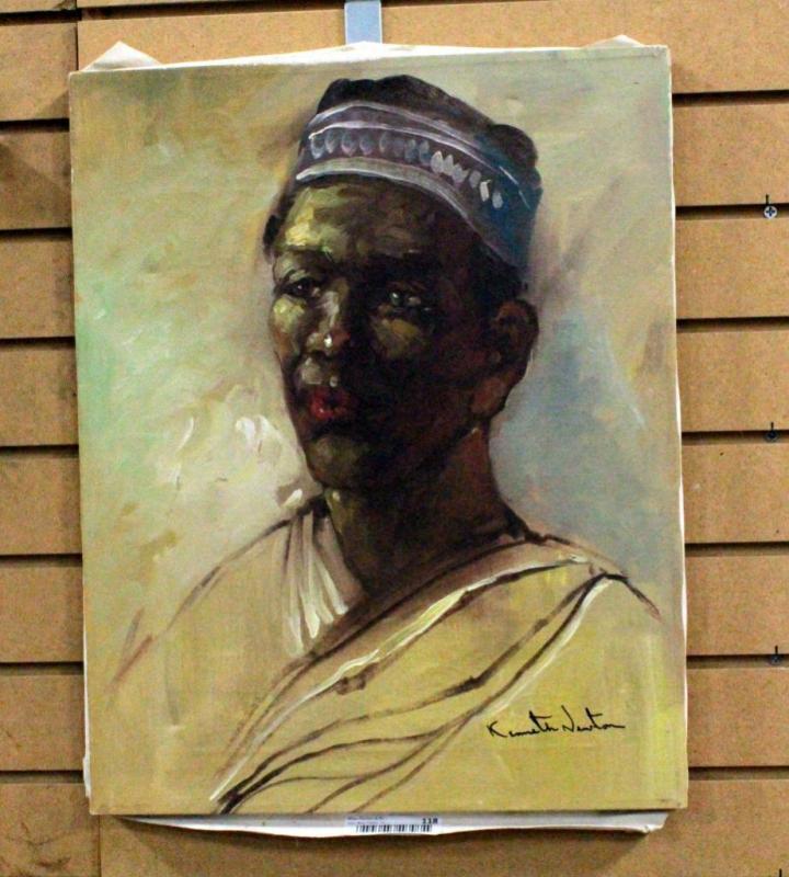 Newton, Kenneth (1933-1984) mid-century portret RARE