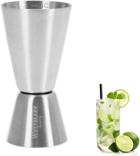 KleinerMessbecher/Barmaß,Jigger für Cocktails, 2 Maßeinheiten:2/4 cl, Rostfreier