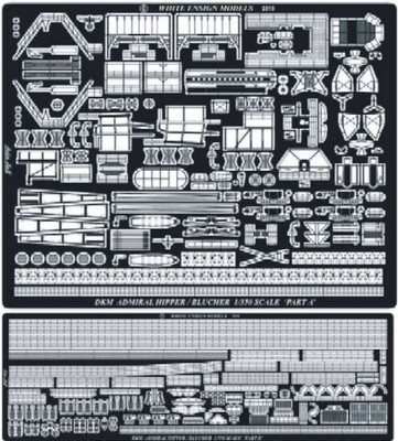1/350 DKM Admiral Hipper Detail Set for TSM (D)