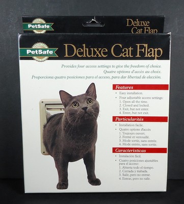 PetSafe White DELUXE CAT FLAP Door P1-4W-11 - New in Box