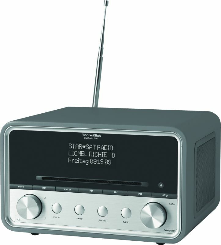  Technisat DigitRadio 580 Design-Radio Internet CD DAB+ BT Farbe: Anthrazit NEU