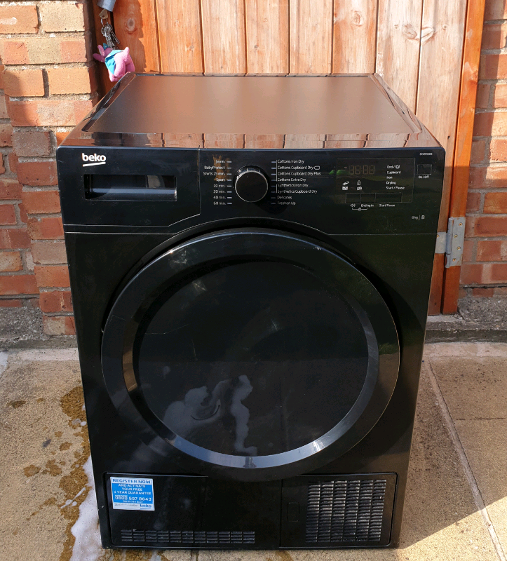 Beko 8kg Condenser tumble dryer in black, free delivery in Hull area