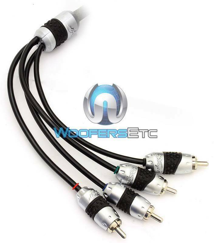 pkg STINGER SHI4317 + SHI2317 17FT 4 + 2 CHANNEL = 6 CH RCA CABLE 17FT WIRES NEW