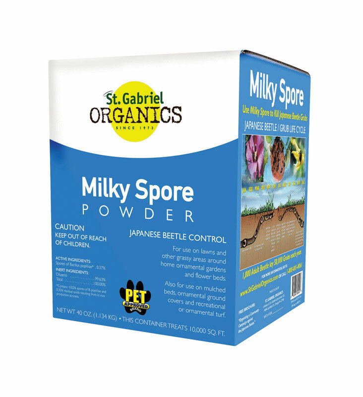 St. Gabriel Organics Milky Spore Powder Organic Grub and ...